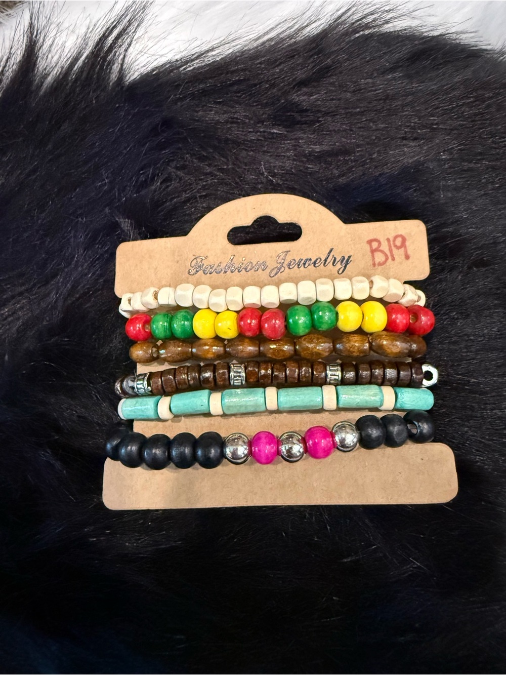 Colorful Beaded Bracelet Stack - Multicolor